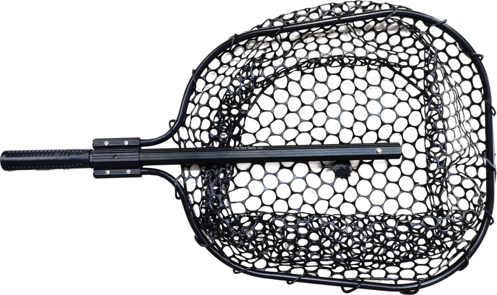 Danielson DLN0302 Landing Net, 35.5" Telescopic Handle, 16"x19" Hoop Size, Black Rubber Net bag