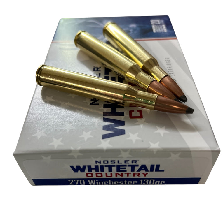 NOSLER WHITETAIL COUNTRY, 270 Win