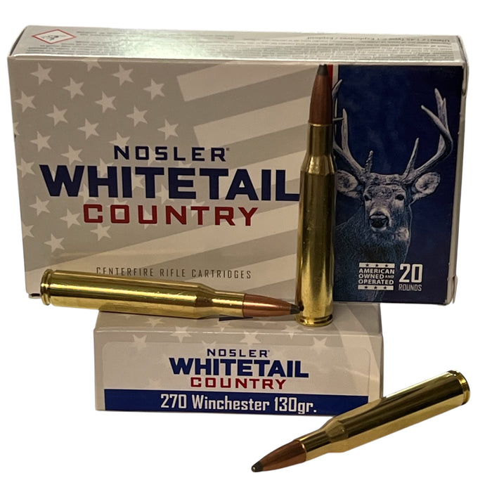NOSLER WHITETAIL COUNTRY, 270 Win