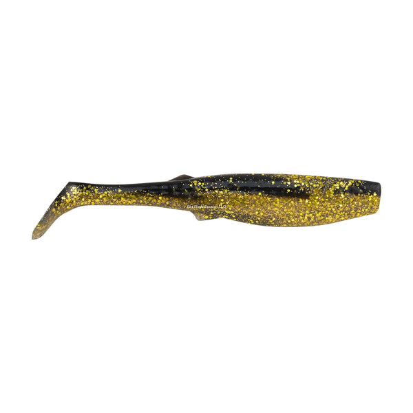 Berkley GFPS3-BGD Gulp! Paddle Shad,Life Like Bait Fish Profile, Ideal for EGW Hook or Jig Head, 3" 5 per bag, Black Gold