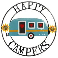 Happy Camper Wall Art Ornament