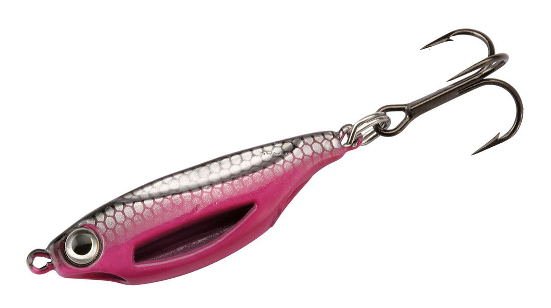 13 Fishing FB-UT38 Flash Bang, Jigging Rattle Spoon with Glow Stick
