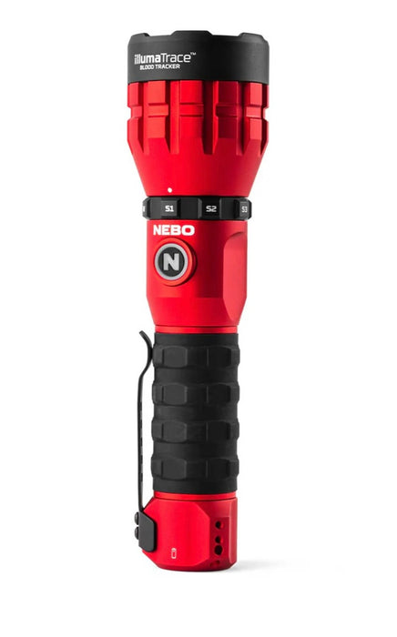 NEBO Illumatrace Blood Tracker Rechargeable Flashlight