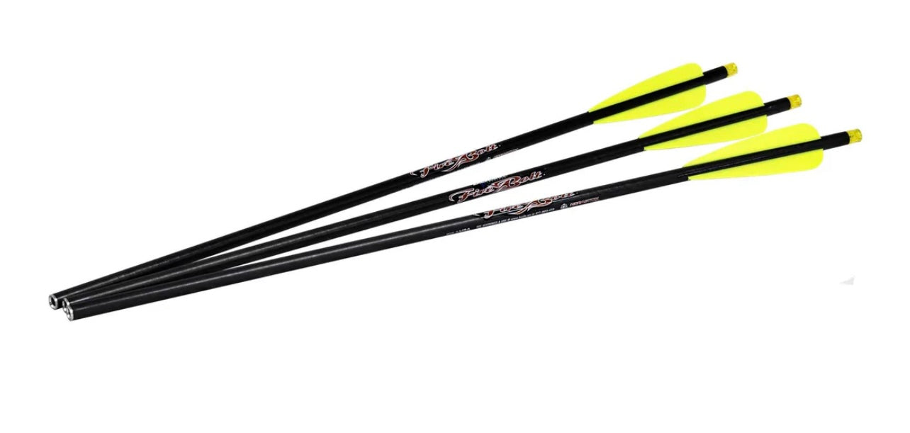 Excalibur Firebolt Illuminated Carbon Arrows 20" 3-Pack #22CAVIL-3