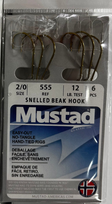 Mustad Classic Snelled Break Hook