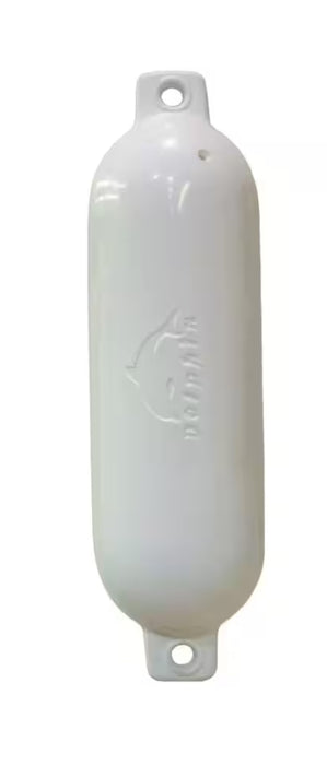 DOCK EDGE + INC 5.5" x 20" Inflatable White Boat Fender