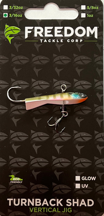 TURNBACK SHAD BLUEGILL, 3/16OZ