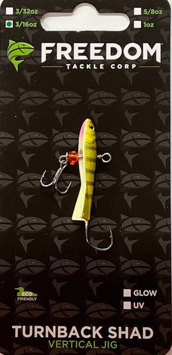 FREEDOM TURNBACK SHAD-PERCH, 3/16oz