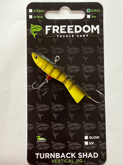 FREEDOM TURNBACK SHAD PERCH, 5/8oz