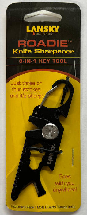 LANSKY- ROADIE KNIFE SHARPENER 8-IN-1 KEY TOOL