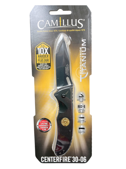 Camillus Carbonitride Titanium Centerfire 30-06 Folding Knife