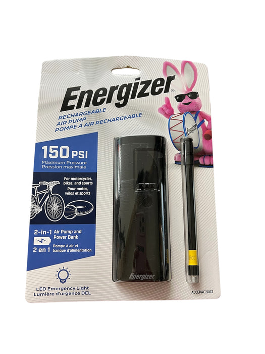 Energizer Rechargeable 2-in-1 Air Pump & Power Bank