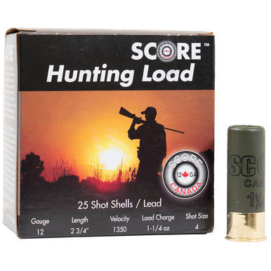 Score Hunting Load 12ga 2 3/4" 1 1/4oz #4