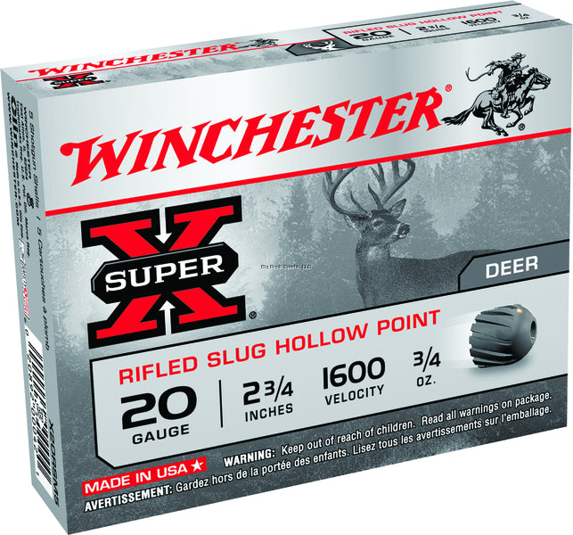WINCHESTER X20RSM5 Super-X Rifled Slugs 20GA