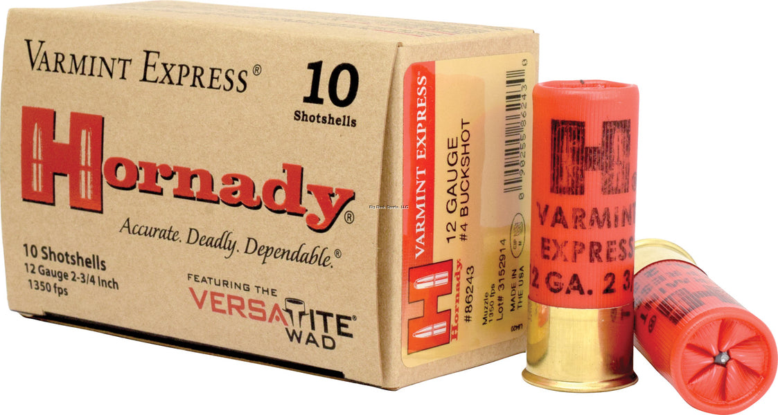 Hornady 86243 Varmint Express Buckshot 12 GA