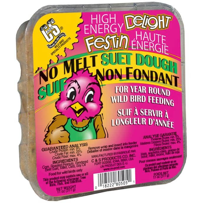 Armstrong No Melt Bird Suet Dough, High Energy, 311 g