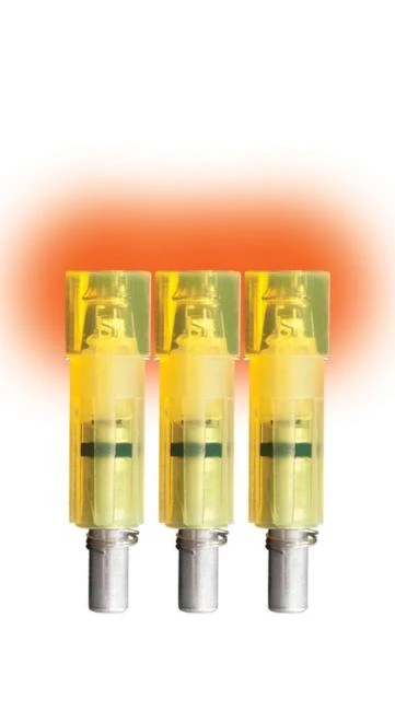 Lumenok EXCF Flat Lighted Crossbow Nock Orange, Pack of 3