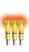Lumenok EXCF Flat Lighted Crossbow Nock Orange, Pack of 3