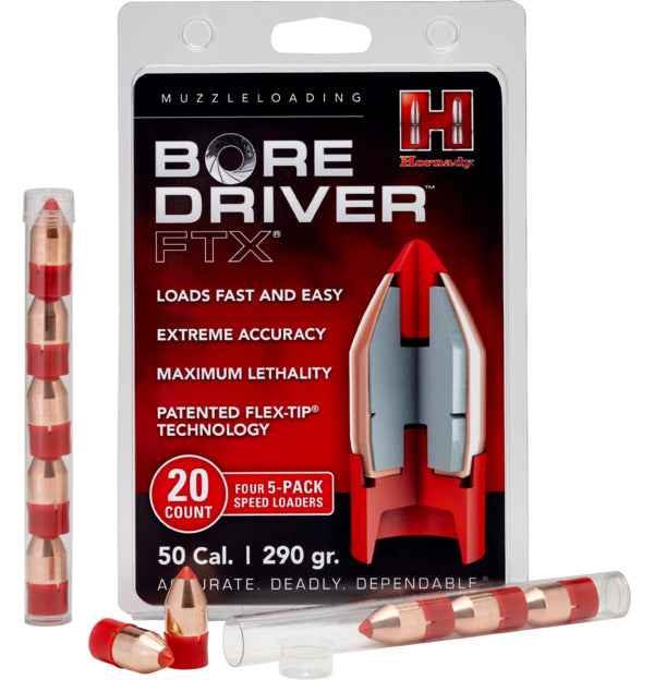 HORNADY .50 CAL 290GR BORE DRIVER FTX