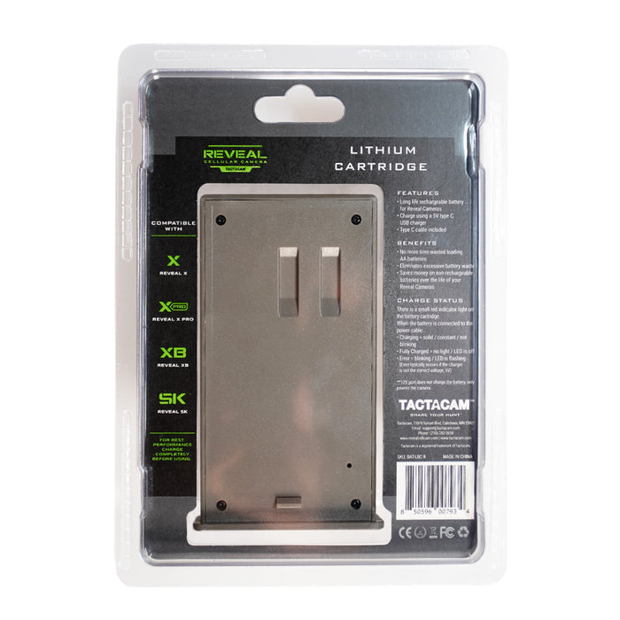 Tactacam- Cellular Rechargeable Battery